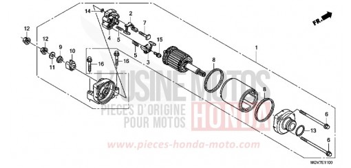 STARTING MOTOR CBR600FC de 2012
